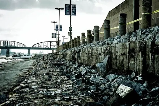 restore water-damaged concrete